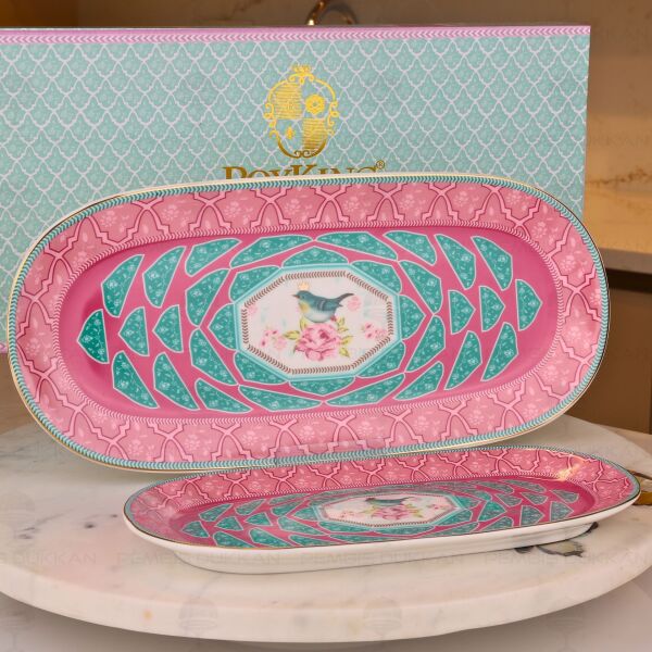 Qush 2'li Kayık Set Pembe