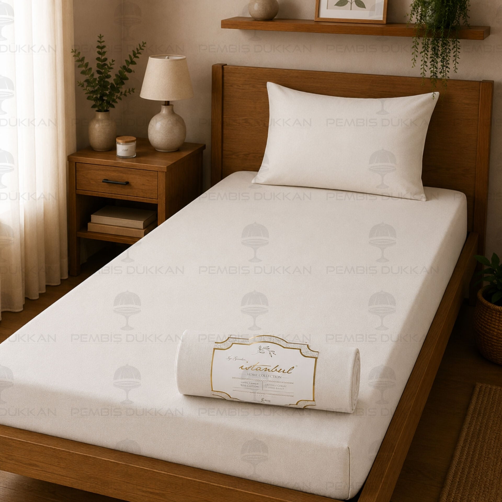 Ranforce Fitted Çarşaf Set 100 X 200cm - Krem