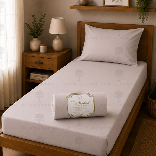 Ranforce Fitted Çarşaf Set 120 X 200cm - Açık Bej