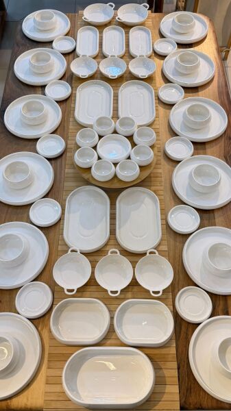 64 Parça Vento Porselen 5 Çayı & Kahvaltı Set No1 (Kişi Adedi Seçiniz)