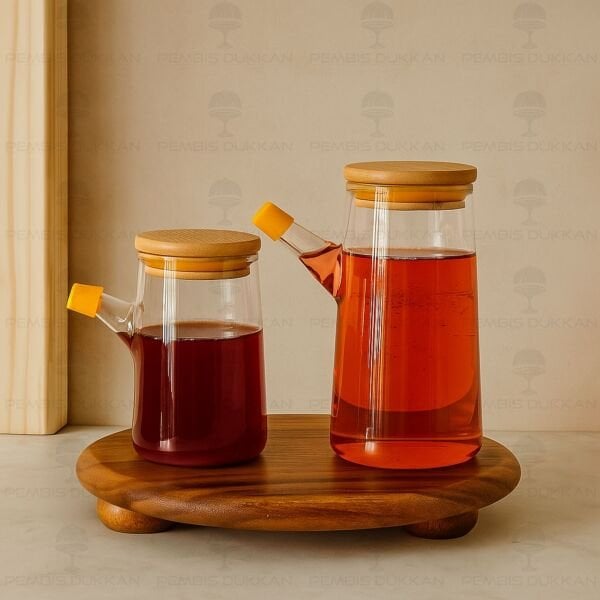 Mini Servis Boy 300ml Yağdanlık & Sirkelik - Sosluk (G3826)