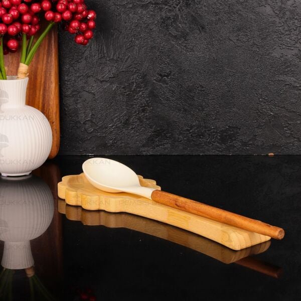 Bambu Çiçek Kirli Kaşıklık (7b118)