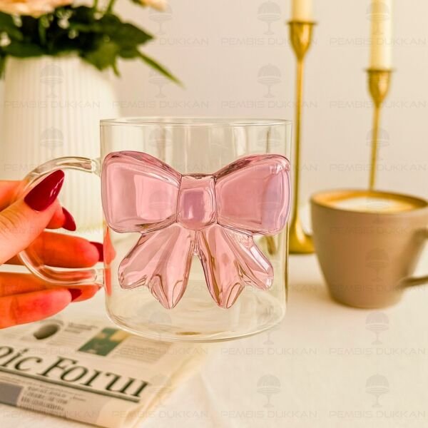 Pembe Fiyonklu, Pinterest Cam Kupa
