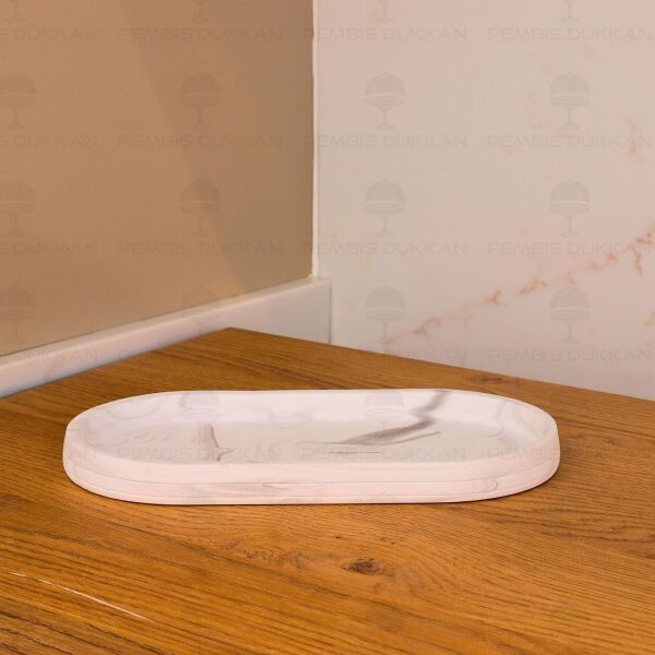 Diamote Polyresin Oval Sunumluk (56819)