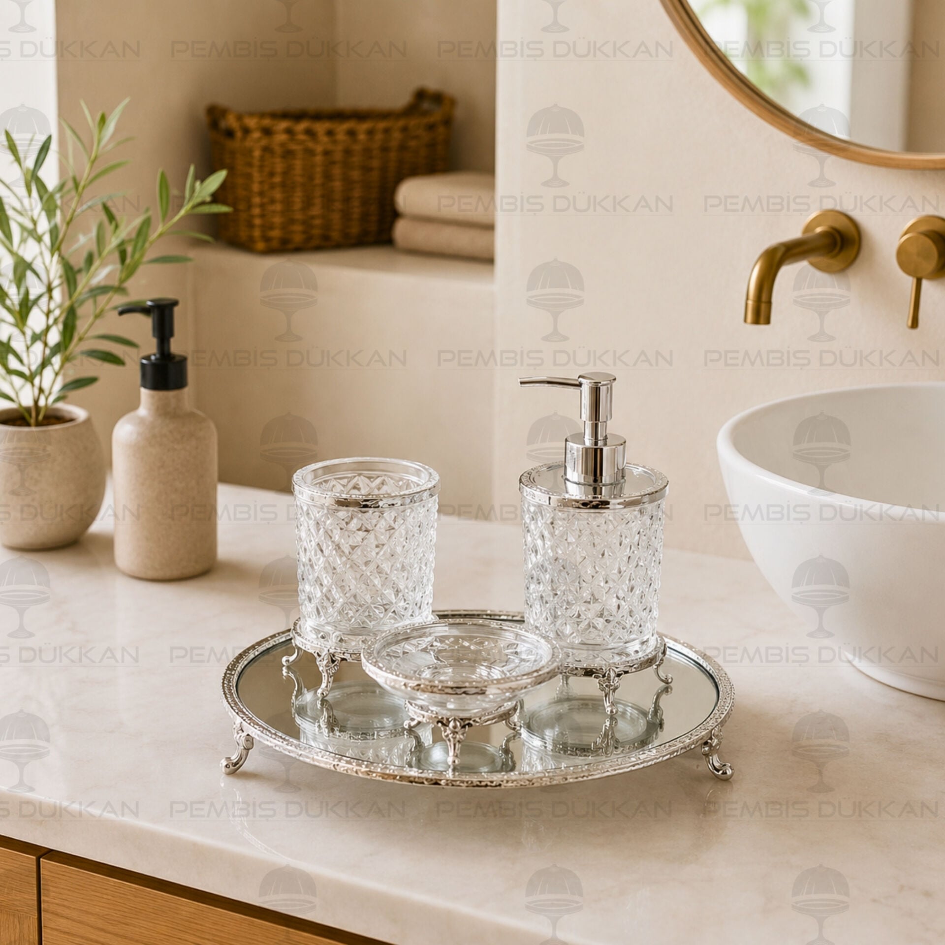 Banyo Seti Gümüş (YSN-024)