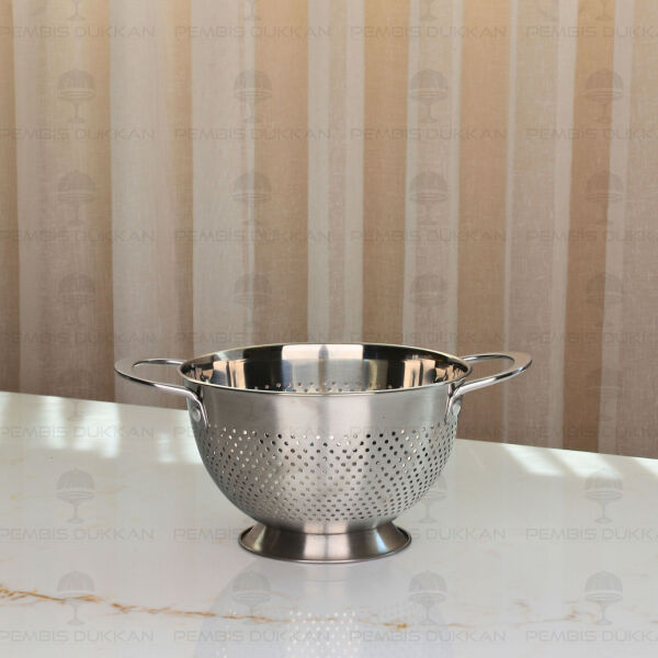 Gastro 18 cm Ayaklı 18/10 Paslanmaz Çelik Süzgeç (Cha-05)