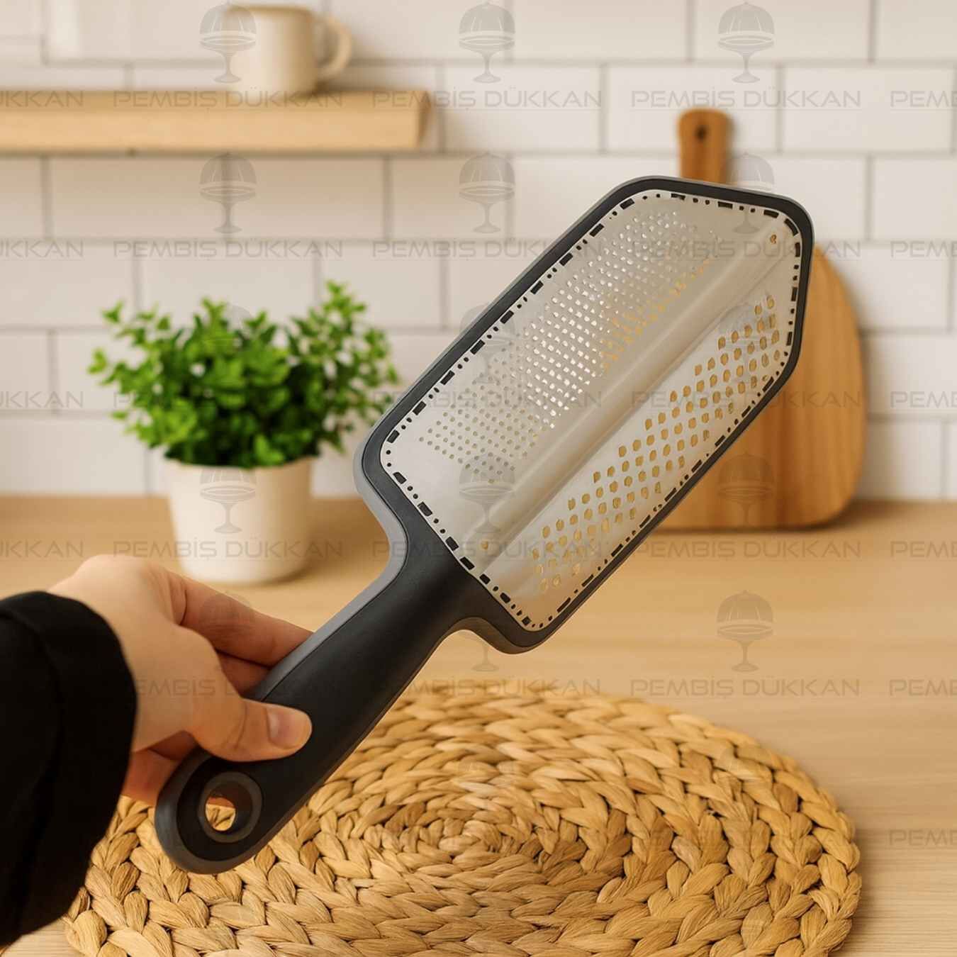 Siyah Çift Taraflı, Lazer Kesim El Rendesi