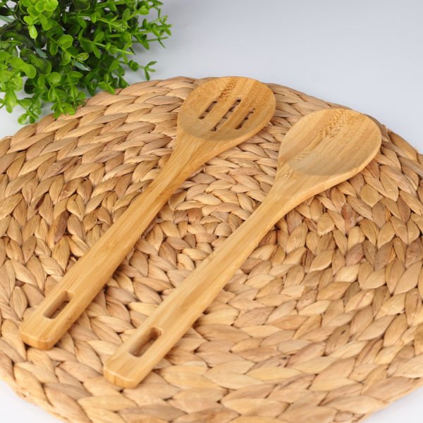 2li Bambu Servis Kaşık Seti (Th75835)