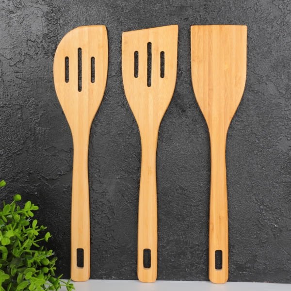 3lü Bambu Spatula Set (Thn75834)