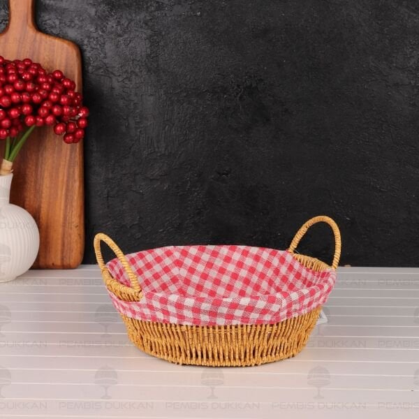 Yuvarlak Rattan Bezli Ekmeklik (9t10)