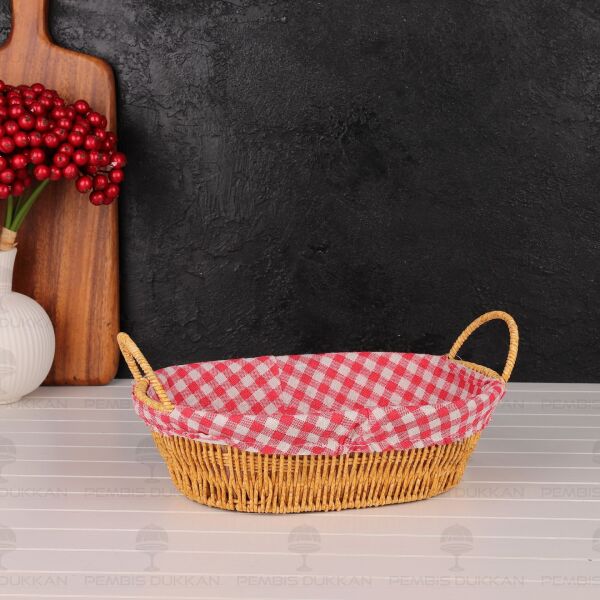 Oval Rattan Bezli Ekmeklik (9t11)