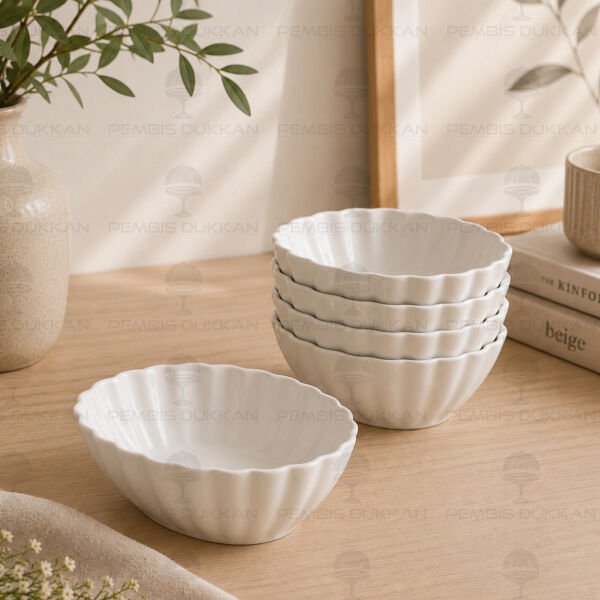 6'lı Twist 15 cm Oval Derin Kase