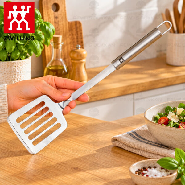 Zwilling Pro Kızartma Spatulası 18/10 Paslanmaz Çelik 35 cm