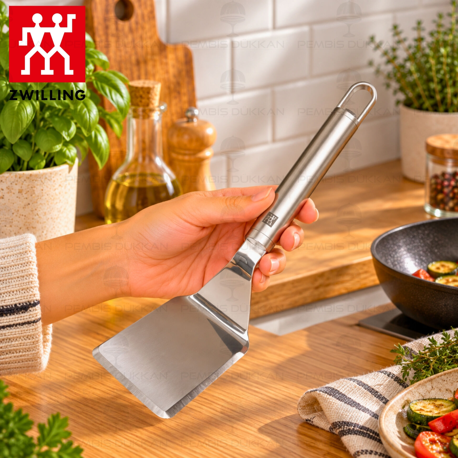 Zwilling Pro Lazanya Spatulası 18/10 Paslanmaz Çelik 30 cm 37160035