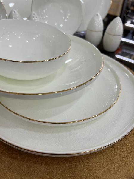 Wb 57 Parça Mislina Gold 12 Kişilik Desenli Yemek Takımı