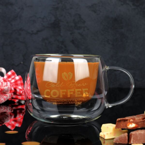 Çift Cidarlı, Cold Brew Coffee Fincan 300ml (13790)