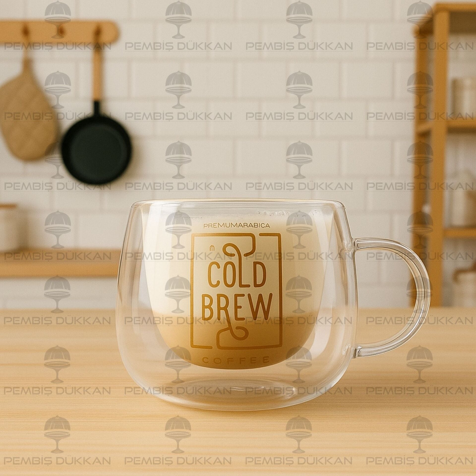 Çift Cidarlı, Cold Brew Coffee Fincan 300ml (13791)
