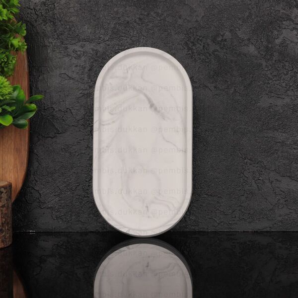 Diamote Polyresin Oval Sunumluk 56819