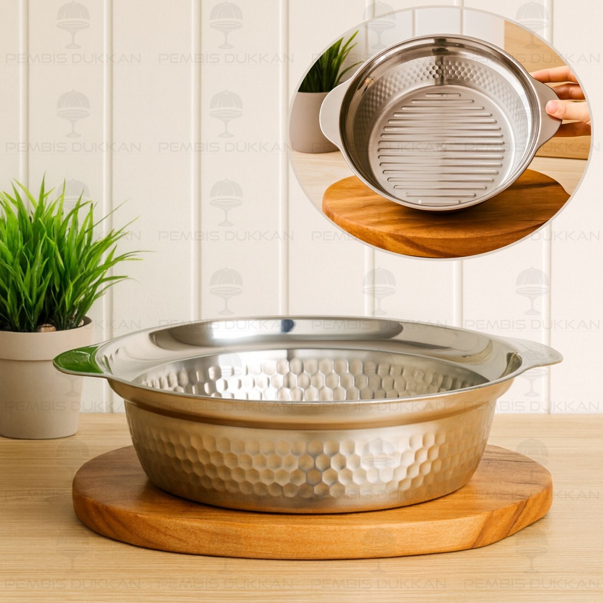 Leaf 27cm Çelik Karıştırma Kabı (Szg441)