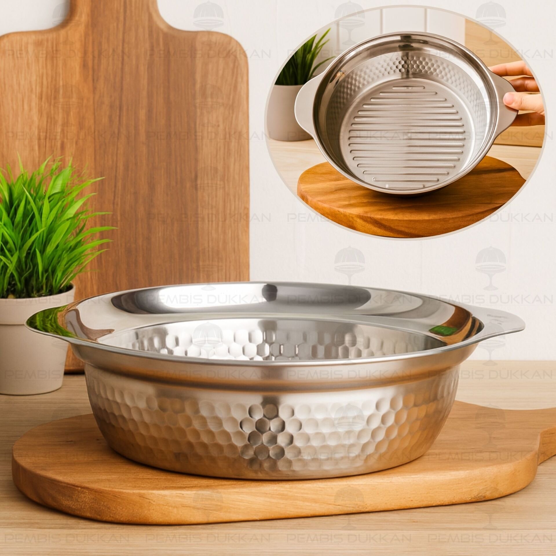 Leaf 29cm Çelik Karıştırma Kabı (Szg442)