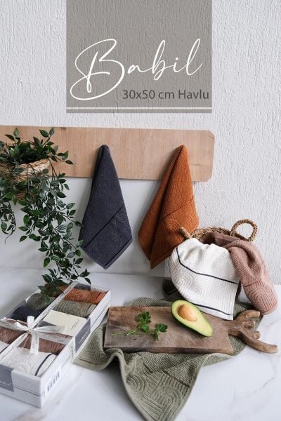 Babil 30x50 cm 5'li Mutfak Havlu Seti