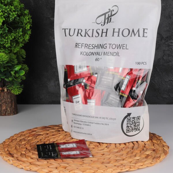 Turkısh Home 100lu Kolonyalı Mendil Musk
