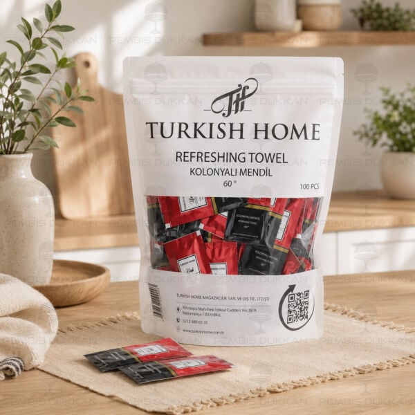 Turkısh Home 100lu Kolonyalı Mendil Musk