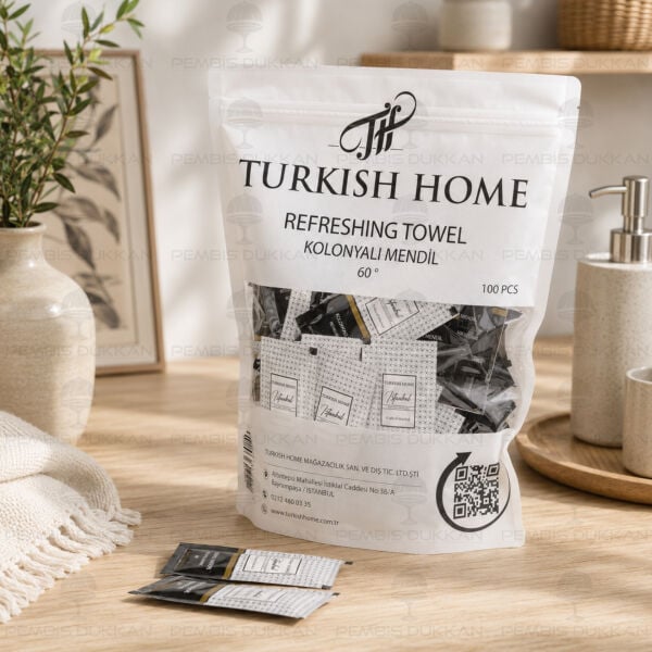 Turkısh Home 100lu Kolonyalı Mendil İstanbul