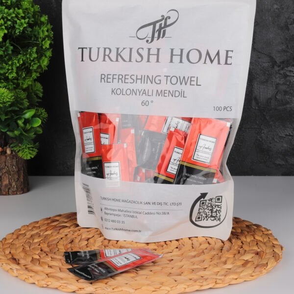 Turkısh Home 100lu Kolonyalı Mendil Amber