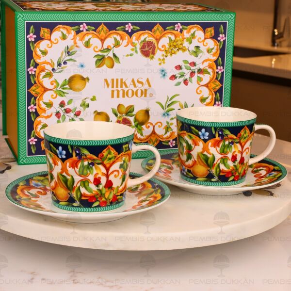 Capri Flora 2 Kişilik Çay Fincan Takımı