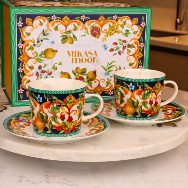 Capri Flora 2 Kişilik Çay Fincan Takımı