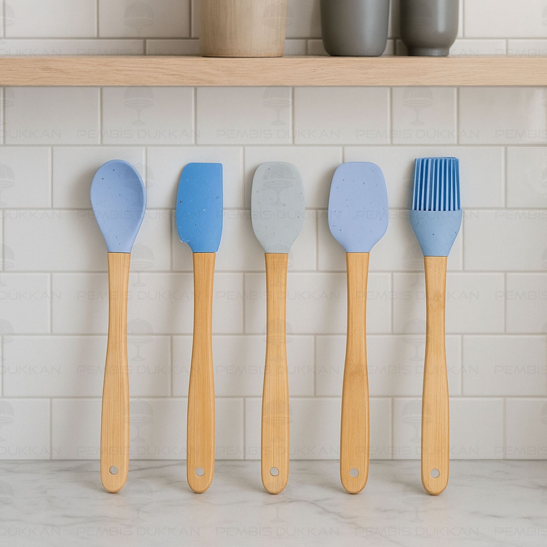 5li Mavili Mini Silikon Set (1111)