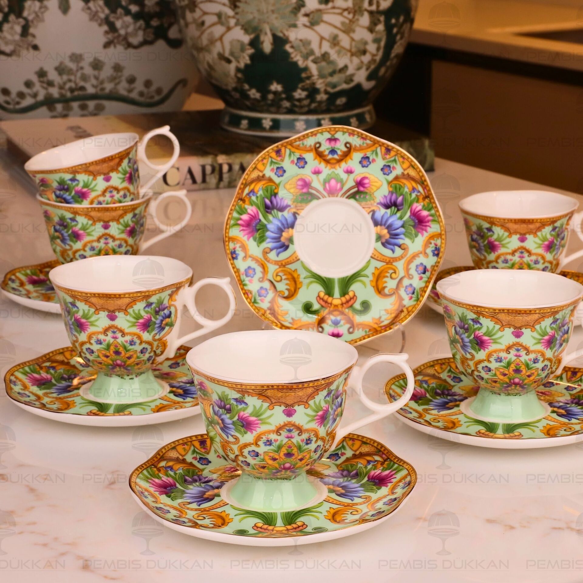 The Florentine 6 Kişilik Kahve Fincan Takımı