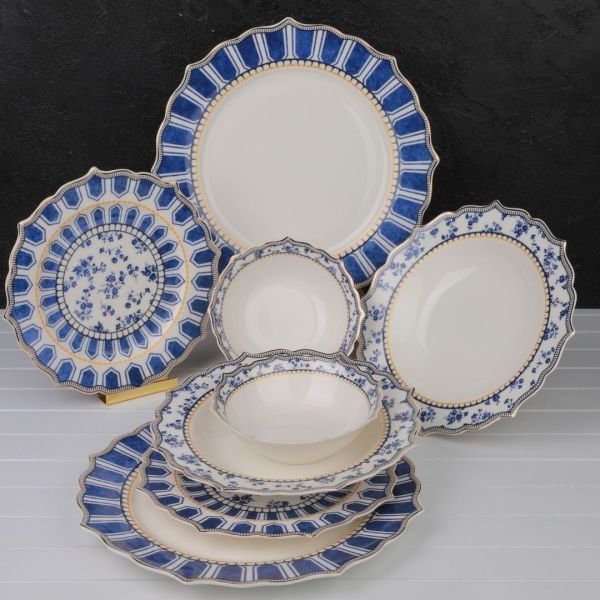 Blueberry 6 Kişilik 24 Parça Yemek Takımı (Elizabeth London)