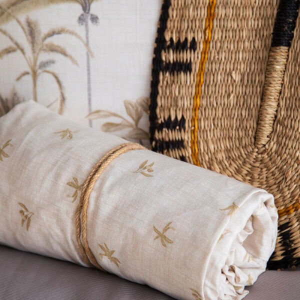 Noble Bambu Gri Çift Kişilik Pike Takımı