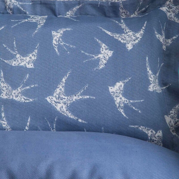 Freely Bambu Indigo Çift Kişilik Pike Takımı