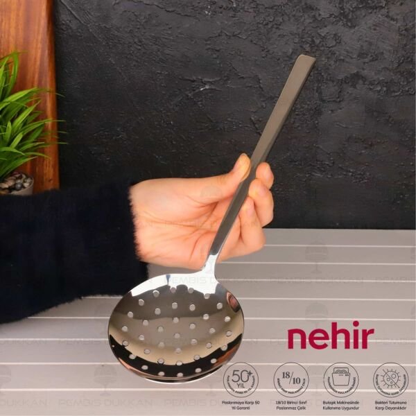 Nehir Dalyan Paslanmaz Çelik Servis Kevgir