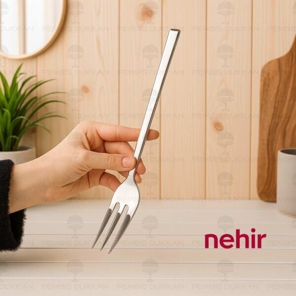 Nehir Dalyan Paslanmaz Çelik Servis Çatalı