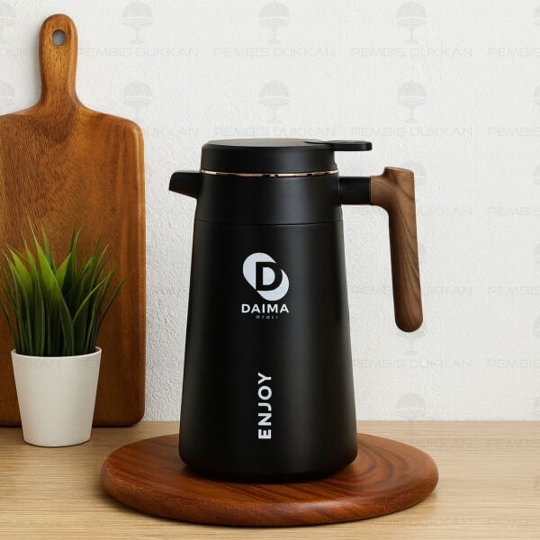 Daıma Enjoy 1680 Ml Siyah Termos