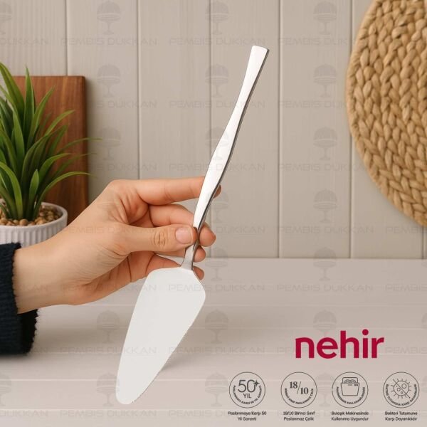 Nehir Zarif Paslanmaz Çelik Servis Spatula