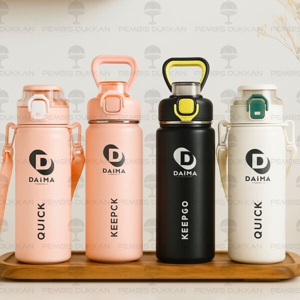 Daıma Keep Go 750 Ml Siyah Termos & Matara