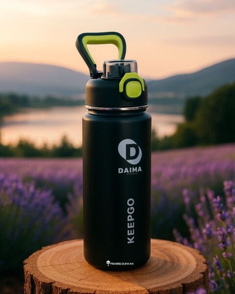 Daıma Keep Go 750 Ml Siyah Termos & Matara