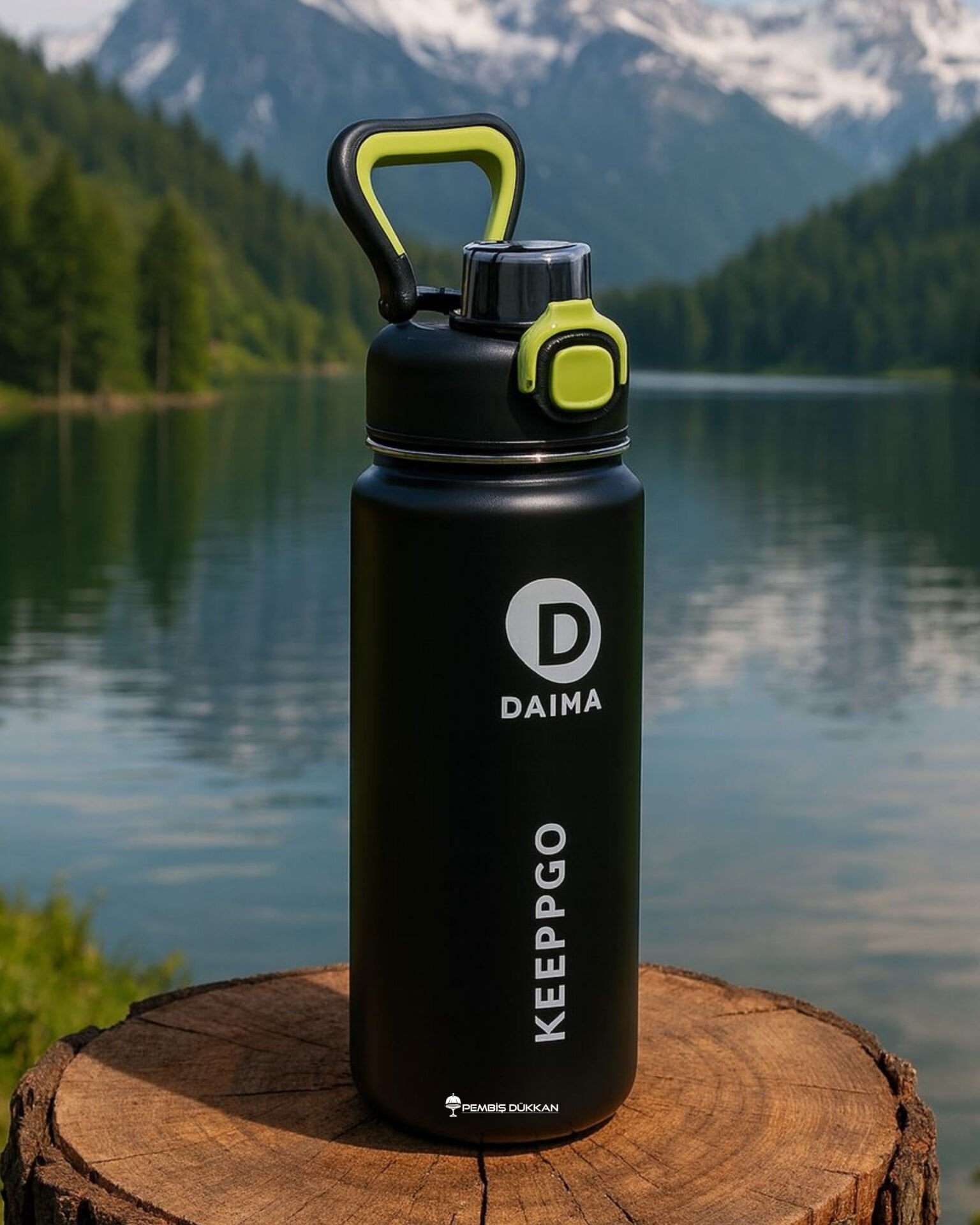 Daıma Keep Go 750 Ml Siyah Termos & Matara