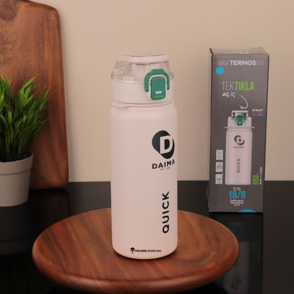Daıma Quick 650 Ml Beyaz Termos & Matara