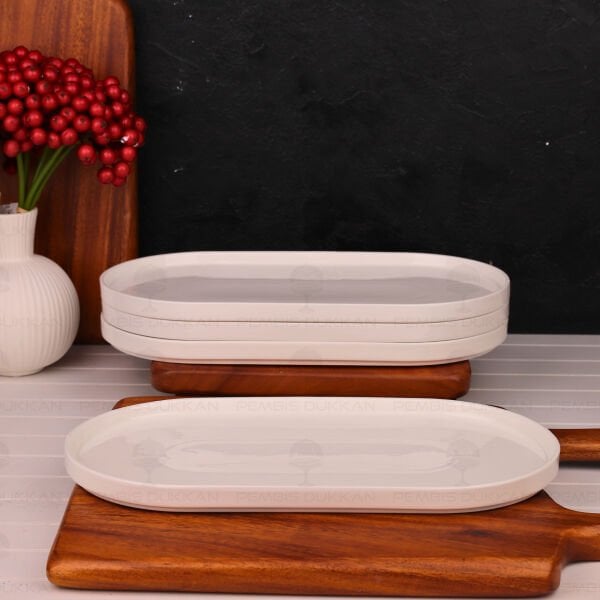 1 Adet Valente Oval Porselen Yemek & Masa Ortası Servis (Por1911)﻿