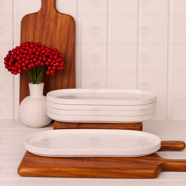 1 Adet Valente Oval Porselen Yemek & Masa Ortası Servis (Por1911)﻿