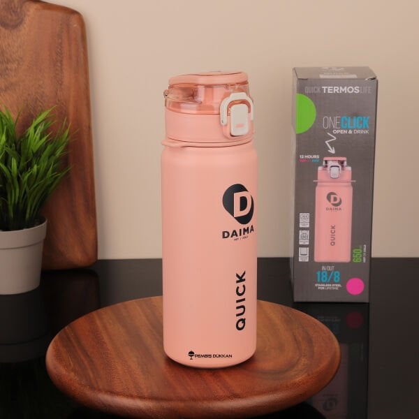Daıma Quick 650 Ml Pembe Termos & Matara