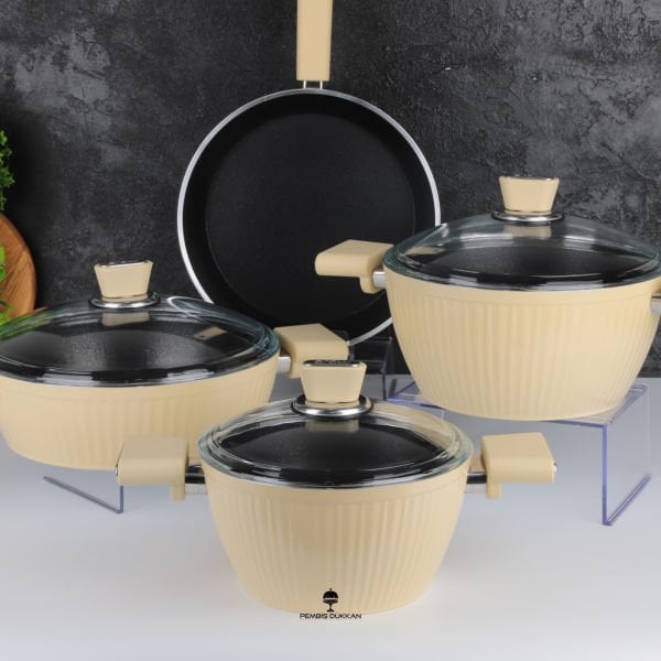 Giallo 7 Parça Tencere Set