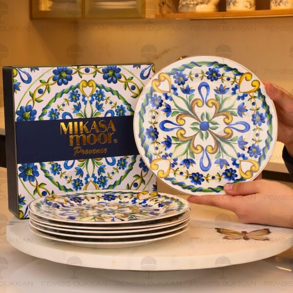 Provence 6'lı Pasta Tabağı Takımı 20 cm