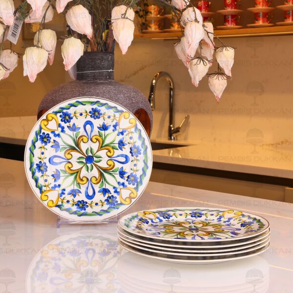 Provence 6'lı Pasta Tabağı Takımı 20 cm